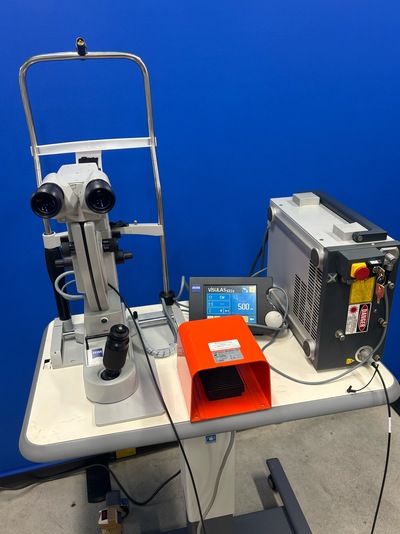 532 Green laser with a Slitlamp|Carl Zeiss|VISULAS 532S