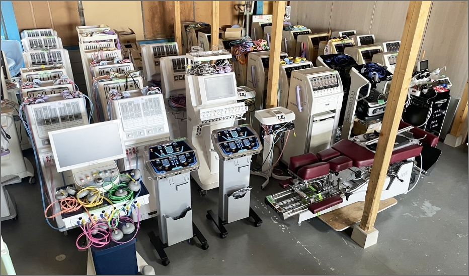 中古医療機器の展示・ショールーム