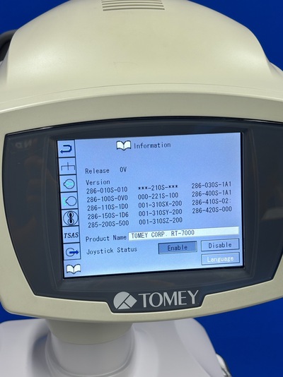 Autorefractor Keratometer Topographer&nbsp;|&nbsp;TOMEY&nbsp;|&nbsp;RT-7000
