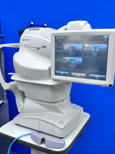 OCT with Non-mydriatic retinal camera&nbsp;|&nbsp;TOPCON&nbsp;|&nbsp;3D OCT 1 / Maestro 1