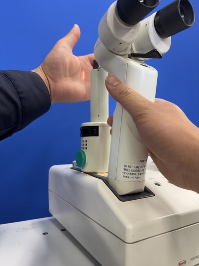 Portable slitlamp&nbsp;|&nbsp;KOWA&nbsp;|&nbsp;SL-14