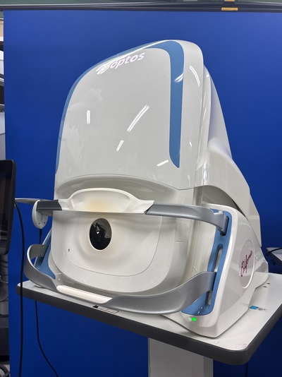 Color RG,af,fa,icg, 200° ultra-widefield retinal image&nbsp;|&nbsp;Optos, Inc. (Nikon)&nbsp;|&nbsp;California