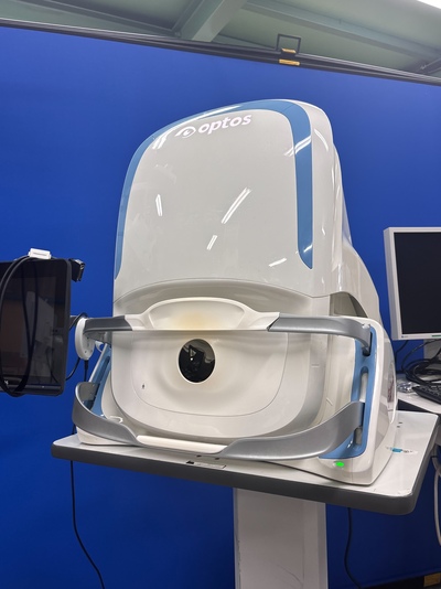 Color RG,af,fa,icg, 200° ultra-widefield retinal image&nbsp;|&nbsp;Optos, Inc. (Nikon)&nbsp;|&nbsp;California