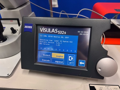 532 Green laser with a Slitlamp&nbsp;|&nbsp;Carl Zeiss&nbsp;|&nbsp;VISULAS 532S