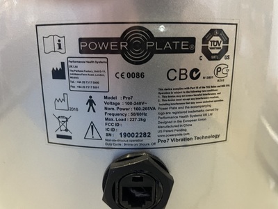 Pro7&nbsp;|&nbsp;POWER PLATE&nbsp;|&nbsp;Pro7の写真