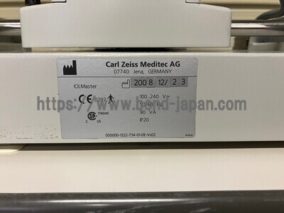 Biometer&nbsp;|&nbsp;Carl Zeiss&nbsp;|&nbsp;IOL Master XP Version 3.0