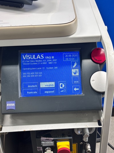 YAG Laser + 532 Green Laser Combination system&nbsp;|&nbsp;Carl Zeiss&nbsp;|&nbsp;Visulas Combi YAG III 532s