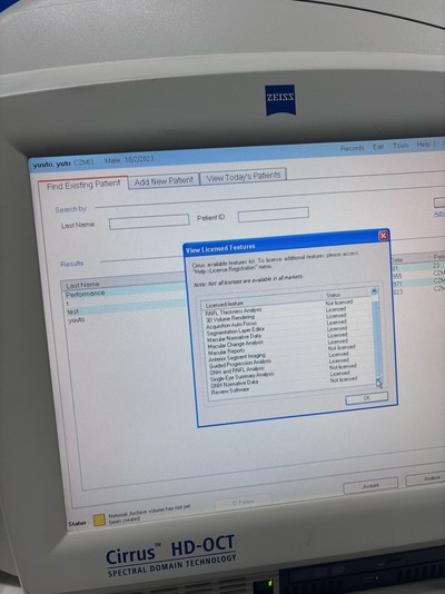 OCT&nbsp;|&nbsp;Carl Zeiss&nbsp;|&nbsp;Cirrus 4000 HD OCT
