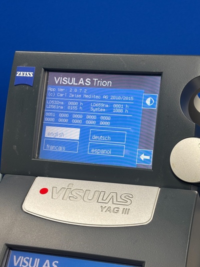 VISULAS Trion Combi - YAG + Argon 561 nm/659 nm&nbsp;|&nbsp;Carl Zeiss&nbsp;|&nbsp;TRION II