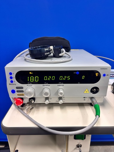 (portable- attached with Microscope) 532 Green Laser&nbsp;|&nbsp;Ellex/Lumibird Medical&nbsp;|&nbsp;Solitaire 532 Laser