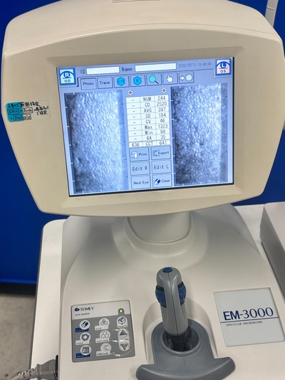 Specular Microscope&nbsp;|&nbsp;TOMEY&nbsp;|&nbsp;EM-3000
