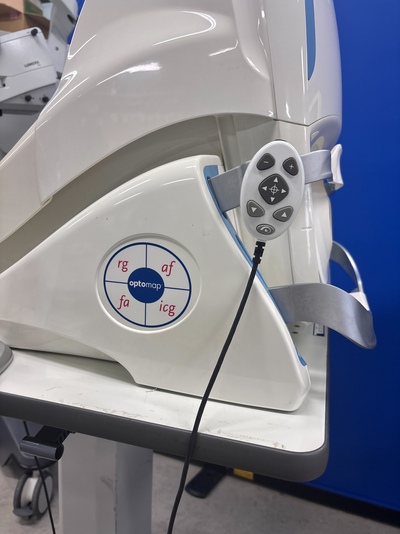 Color RG,af,fa,icg, 200° ultra-widefield retinal image&nbsp;|&nbsp;Optos, Inc. (Nikon)&nbsp;|&nbsp;California