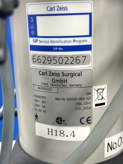 Ophthalmic Surgical Microscope&nbsp;|&nbsp;Carl Zeiss&nbsp;|&nbsp;OPMI VISU 210 S88