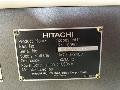 Chemistry Analyzer&nbsp;|&nbsp;Roche&nbsp;|&nbsp;Cobas e411