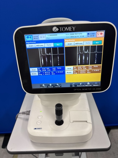 Premium Biometer&nbsp;|&nbsp;TOMEY&nbsp;|&nbsp;OA-2000