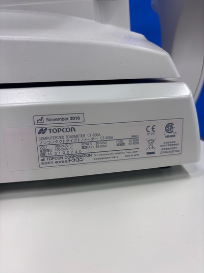 Non-Contact Tonometer&nbsp;|&nbsp;TOPCON&nbsp;|&nbsp;CT-800A