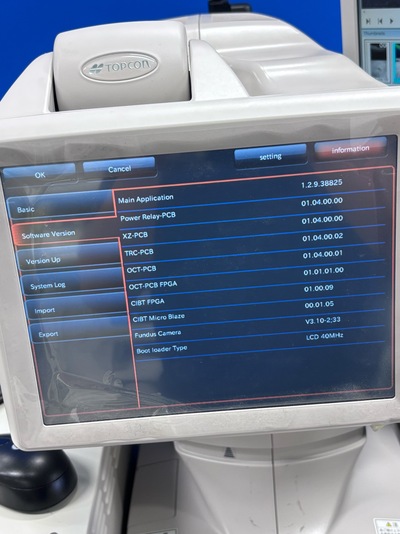 OCT with Non-mydriatic retinal camera&nbsp;|&nbsp;TOPCON&nbsp;|&nbsp;3D OCT 1 / Maestro 1