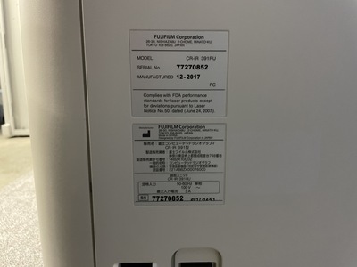 CR System&nbsp;|&nbsp;FUJIFILM&nbsp;|&nbsp;FCR PRIMA（CR-IR 391RU）