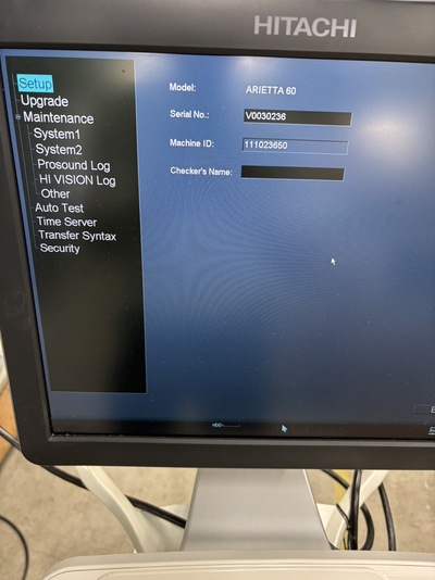 Ultrasound System&nbsp;|&nbsp;HITACHI&nbsp;|&nbsp;ARIETTA 60