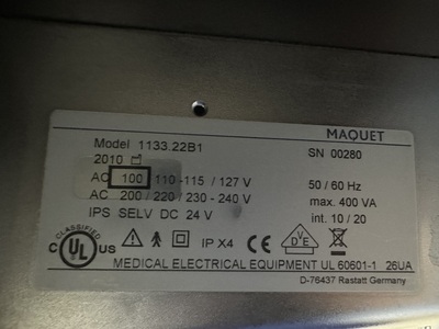 Operation table&nbsp;|&nbsp;MAQUET&nbsp;|&nbsp;ALPHAMAXX 1133 22B1