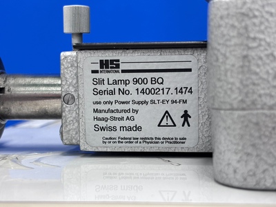 2x BQ900 Slitlamps with 1xAPPLANATION TONOMETER AT 900&nbsp;|&nbsp;HAAG-STREIT&nbsp;|&nbsp;BQ900