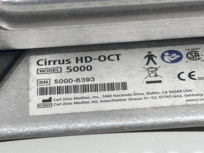 国内再販不可）高機能OCTの決定版&nbsp;|&nbsp;カールツァイスメディテック株式会社&nbsp;|&nbsp;Cirrus 5000 HD-OCTの写真