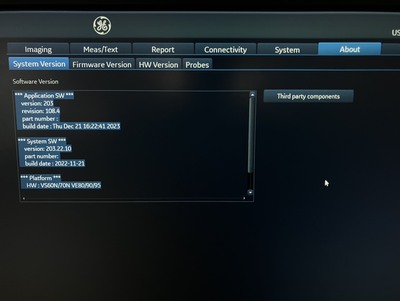 Ultrasound System&nbsp;|&nbsp;GE&nbsp;|&nbsp;Vivid S60N