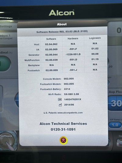 phacoemulsification, cataract surgery machine | Alcon | Centurion Vision System