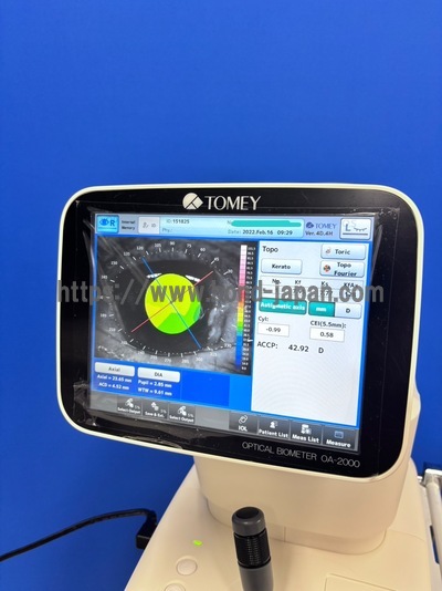 YOM:2019 Biometer | TOMEY | OA-2000