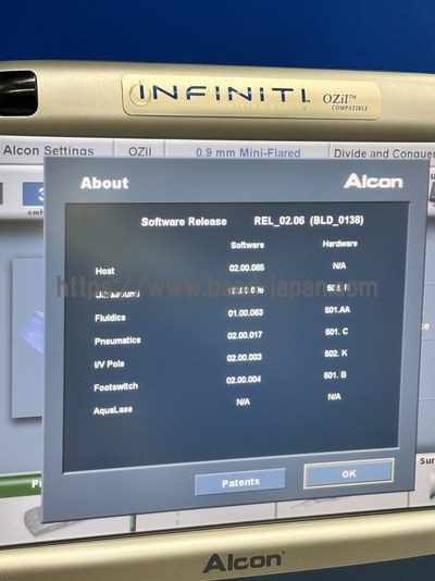 Phaco System/Ultrasonic Cataract Surgery Device | Alcon | iNFINITI VISION SYSTEM