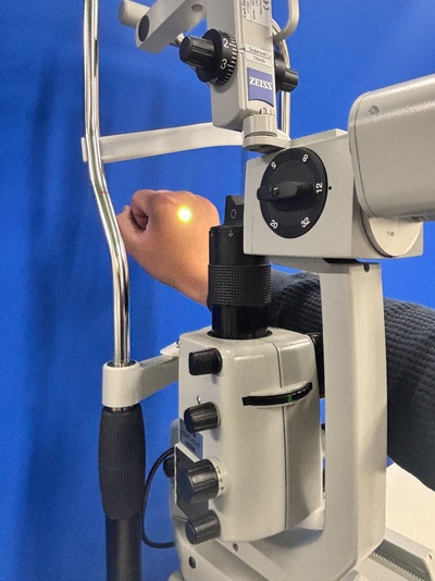 Slitlamp with sliding table&nbsp;|&nbsp;Carl Zeiss&nbsp;|&nbsp;SL130