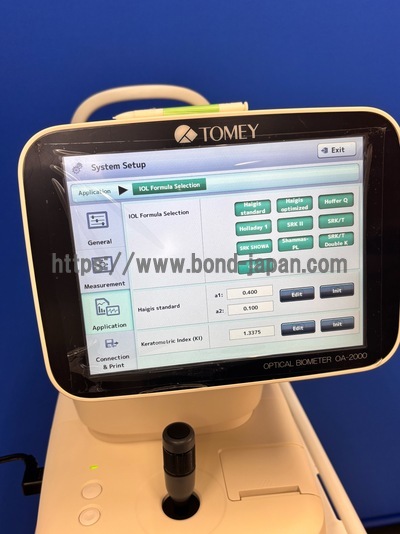YOM:2019 Biometer | TOMEY | OA-2000