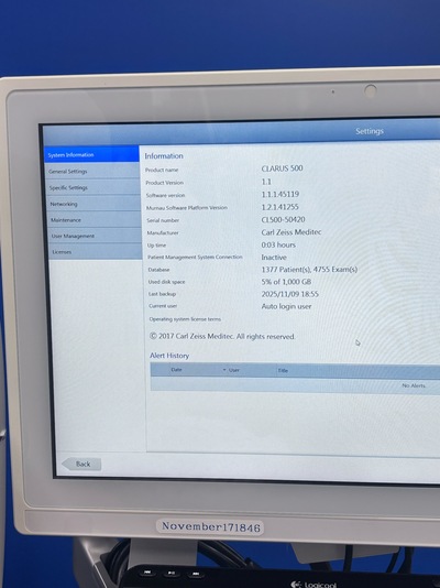 Ultra-widefield (UWF) Imaging System | Carl Zeiss | CLARUS 500