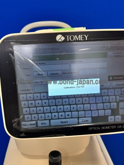YOM:2019 Biometer | TOMEY | OA-2000