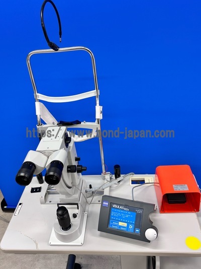 532 Green laser with a Slitlamp | Carl Zeiss | VISULAS 532S