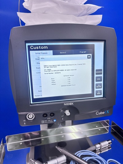 Japan Quality 2020 Catalact Phaco&nbsp;|&nbsp;NIDEK&nbsp;|&nbsp;Cube α - CV-9000