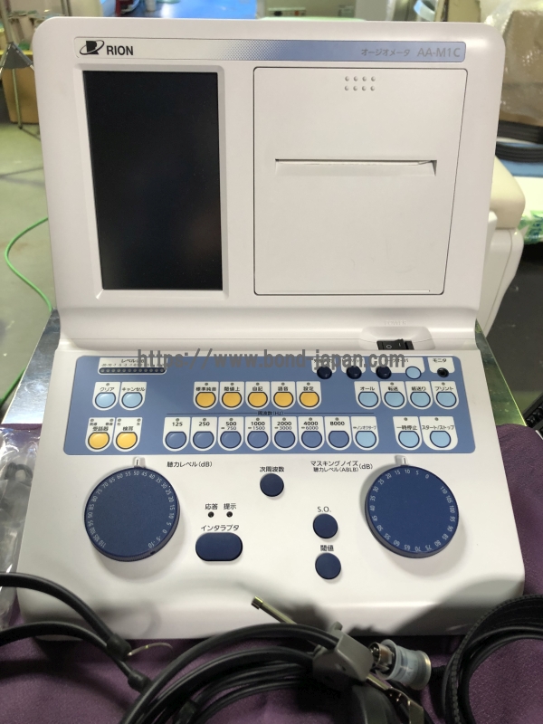 オージオメーター｜リオン株式会社｜AA-M1C｜中古医療機器の販売・買取